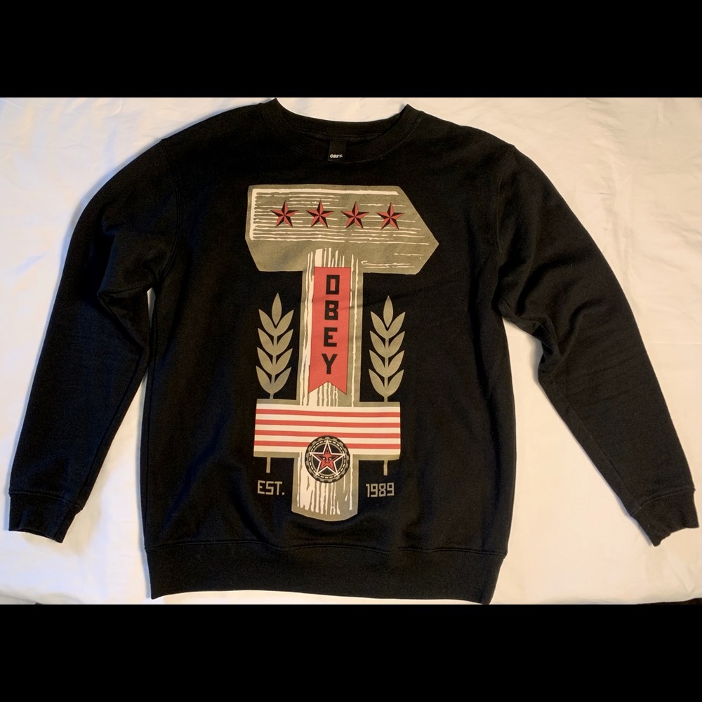 Obey Black Crew Neck